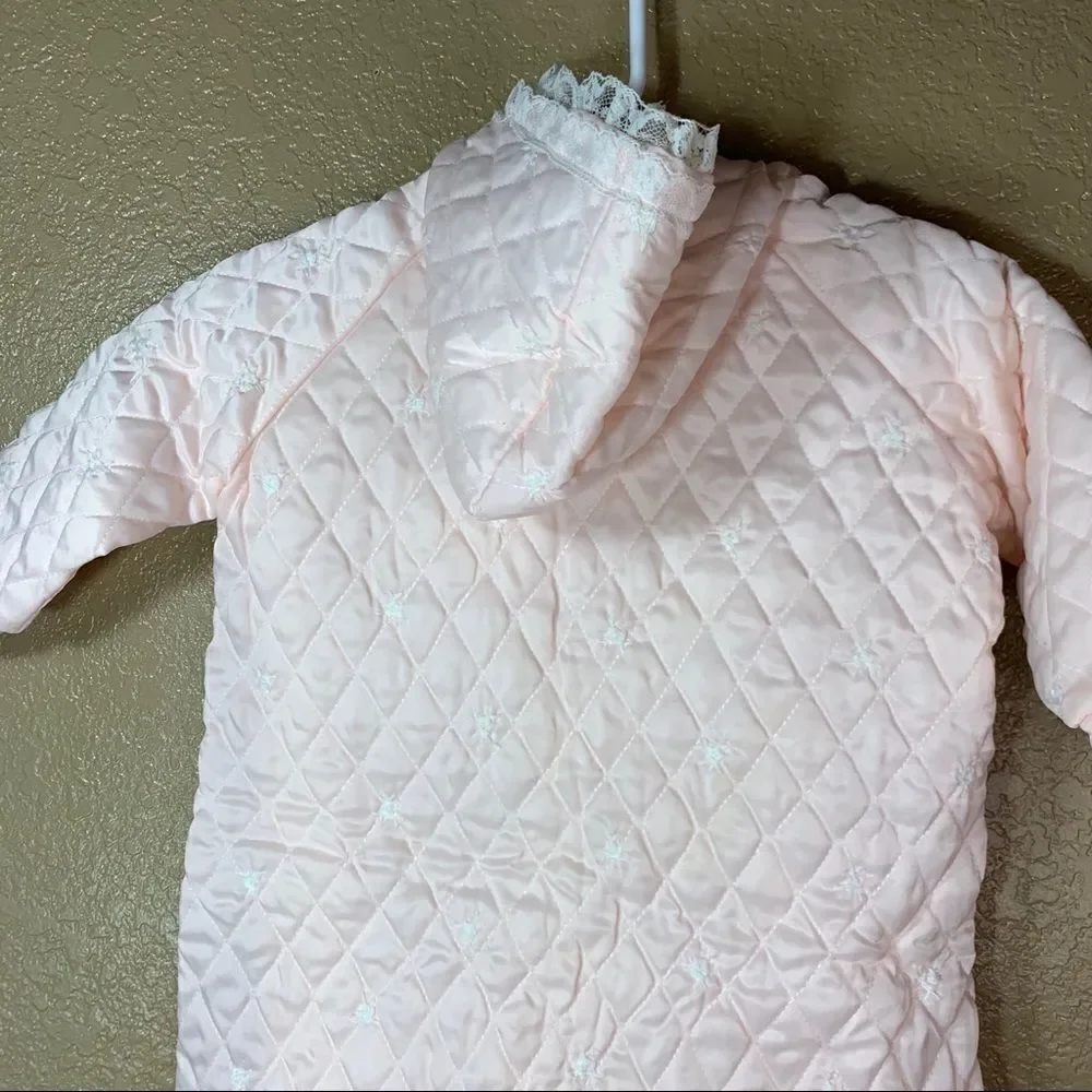 Vintage Little Me baby girl light pink sleep sack‎